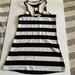 Lululemon Athletica Tops | Lululemon Racerback Tank Black & White Stripes Size 4 | Color: Black/White | Size: 4