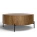 Birch Lane™ Aceton 4 Legs Coffee Table Wood/Metal in Brown/Gray | 16 H x 38 W x 38 D in | Wayfair 77ECB2E8A5154784B79F995EEDD87215