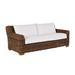Summer Classics Montauk 84.25" Wide Outdoor Wicker Patio Sofa w/ Cushions Sunbrella® Fabric Included | 32 H x 84.25 W x 41.5 D in | Wayfair