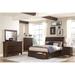 Wildon Home® Gaige Queen Sleigh Platform 3 Piece Bedroom Set Wood in Brown | 60 H x 68 W x 88.5 D in | Wayfair 74AA9D3C88374720BB8DB9998024ED88