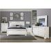 Ivy Bronx Camilah Queen Upholstered Platform 3 Piece Bedroom Set Upholstered, Leather in White | 60 H x 68 W x 88.5 D in | Wayfair