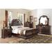 Bloomsbury Market Strykersville King Upholstered Sleigh 5 Piece Bedroom Set Upholstered in Brown | 60 H x 84 W x 88.5 D in | Wayfair