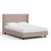 Wade Logan® Azelea Low Profile Platform Bed Upholstered/Polyester | 47 H x 67 W x 85 D in | Wayfair E80A8DA13FC34E93BD145A37AE25312E