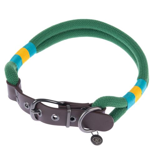 Nomad Tales Spirit Halsband, Pine Größe XS: 30 - 36 cm Halsumfang, B 30 mm Hund