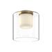 Kuzco Lighting Birch 1 Light LED Flush Mount - FM53509-BG/CL