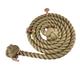 28mm Natural Hemp Bannister Handrail Stair Rope x 11 FT c/w 4 Copper Fittings