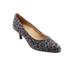 Women's Kiera Pumps by Trotters in Grey Cheetah (Size 8 M)