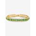 Women's Gold Tone Tennis Bracelet (10mm), Round Birthstones and Crystal, 7" by PalmBeach Jewelry in August
