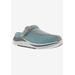 Wide Width Women's Pursuit Convertible Slingback Mule by Drew in Teal Mesh Combo (Size 12 W)