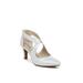 Wide Width Women's Giovanna 2 Pump by LifeStride in Silver (Size 8 1/2 W)