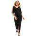 Plus Size Women's Twist-Front Dress by June+Vie in Black (Size 18/20)