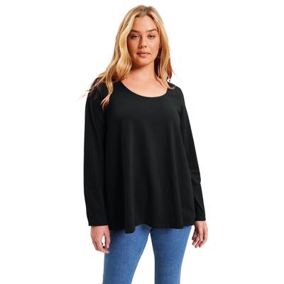 Plus Size Women's Long-Sleeve Swing One + Only Tee...