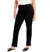 Plus Size Women's June Fit Straight-Leg Jeans by June+Vie in Black (Size 10 W)