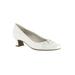 Women's Waive Pump by Easy Street® in White (Size 6 M)