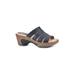 Women's White Mountain Valora Mule Sandal by White Mountain in Navy Woven (Size 7 M)