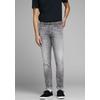 Slim-fit-Jeans JACK & JONES "JJIGLENN JJICON JJ 619 50SPS NOOS", Herren, Gr. 27, Länge 32, grau (grau, denim), Denim/Jeans, Obermaterial: 93% Baumwolle, 5% Polyester, 2% Elasthan, Abriebeffekte, modisch, slim fit knöchellang, Jeans