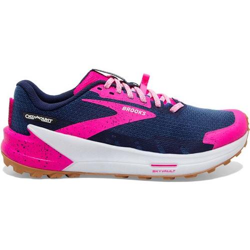 BROOKS Damen Trailrunningschuhe Catamount 2, Größe 42 ½ in Peacoat/Pink/Biscuit