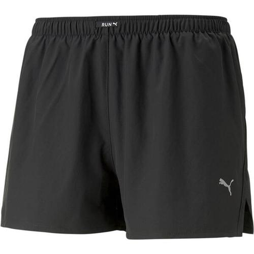 PUMA Damen Run Ultraweave Split Short, Größe L in Schwarz