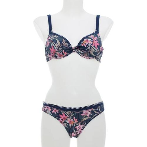 OLYMPIA Damen Bikini Bikini, Größe 42B in nachtblau/pink