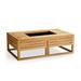 Brooks Tables Tailored Cover - Rectangular Coffee Table, Sand - Frontgate