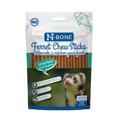N-Bone Ferret Salmon Flavor Chew Sticks, 1.87 oz.