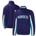 Men's G-III Sports by Carl Banks Purple Charlotte Hornets Contender Wordmark Full-Zip Track Jacket