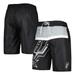 Men's G-III Sports by Carl Banks Black San Antonio Spurs Sea Wind Swim Trunks