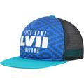 Youth Blue/Aqua Super Bowl LVII Foam Front Trucker Snapback Hat