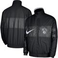 Men's Nike Black Brooklyn Nets Courtside Versus Capsule Full-Zip Jacket