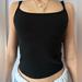 American Eagle Outfitters Tops | American Eagle Black Ribbed Cami, Black, Small | Color: Black | Size: S