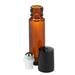 ZUARFY Amber 10 ml Glass Roll-on Bottles with Stainless Steel Roller Balls