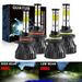 For Honda Civic 2006-2011 Sedan 4Dr Replacement LED Headlight Bulbs Kit 6000K F2