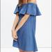 Madewell Dresses | Madewell Chambray Off The Shoulder Denim Dress | Color: Blue | Size: M