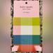 Kate Spade Kitchen | Kate Spade New York Drink Hugger 'Rainbow Plaid' | Color: Green/Pink | Size: Os