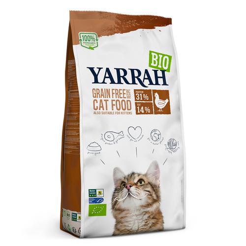 Yarrah Bio Katzenfutter mit Bio Huhn & Fisch getreidefrei – 6 kg