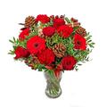 Christmas Special Florist Choice Fresh Flower Bouquet. Red's, White's. Beautiful Gift. Eligible for International Delivery. Free Next Day Delivery