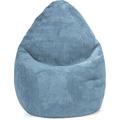 Sitzsack MAGMA HEIMTEX "BeanBag SHARA XL" Sitzsäcke Gr. B: 110 cm, blau (petrol) Baby Sitzsäcke