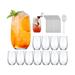 Eternal Night Drinking es, Highball es w/ Straws, Clear Tall Water es Premium Cocktail es Beverage Cups Mojito ware For Juice | 5.7 H in | Wayfair