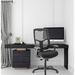 Tempur-Pedic Task Chair Upholstered in Black/Gray | 41 H x 27 W x 24 D in | Wayfair TP940-BLK