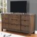 Red Barrel Studio® Lilianne 9 Drawer 66.75" W Dresser Wood in Brown | 37 H x 66.75 W x 19 D in | Wayfair 275A0C3919E741B28764E3948720530D