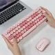 Mini clavier de jeu ergonomique sans fil clavier PC Plug Play souris de bureau mignonne excellent