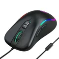 Souris optique de jeu RGB 7 boutons 6400 DPI Macro Programmable filaire USB réglable pour