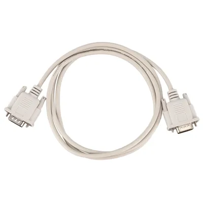 Câble adaptateur vidéo RS232 DB9 1.4M 9 broches mâle vers VGA 15 broches mâle gris clair