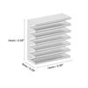 Aluminum Heatsink Electronics Cooler for MOS IC Chip PC Accessories - Silver Tone