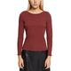 ESPRIT Damen T-Shirt, Normal, Baumwolle, Terracotta, XS