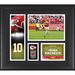 Isiah Pacheco Kansas City Chiefs Framed 15" x 17" Player Collage with a Piece of Game-Used Ball