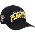Men's '47 Black Pittsburgh Penguins Block Arch Hitch Snapback Hat