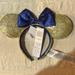 Disney Accessories | Disney World Minnie Mouse Sequin Ear Headband. Brand New With Tags. | Color: Blue/Gold | Size: Os