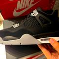 Nike Shoes | Nike Air Jordan 4 Dark Blue Canvas | Color: Blue | Size: 9