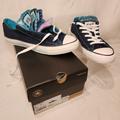 Converse Shoes | Converse Navy Teal Purple Multi Tongue Oxford Women's 9 Men's 7 Nwt Nib Unisex | Color: Blue/Purple | Size: 9